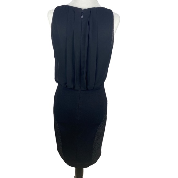 bebe Sleeveless Little Black Dress - Size 6 - Picture 3 of 16